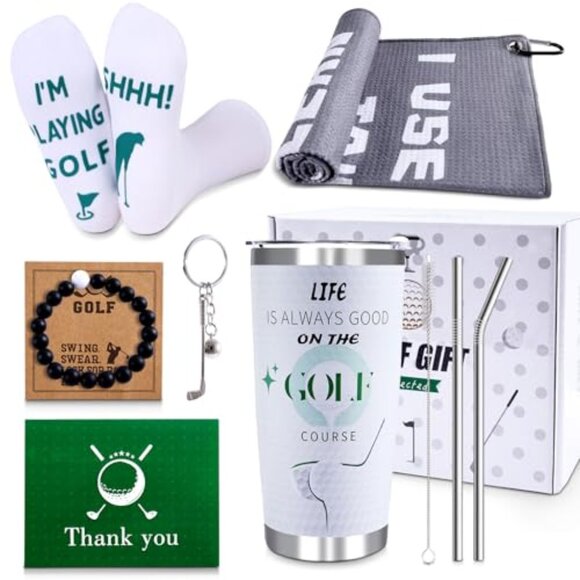 Golf Gifts for Men - 9PC Set